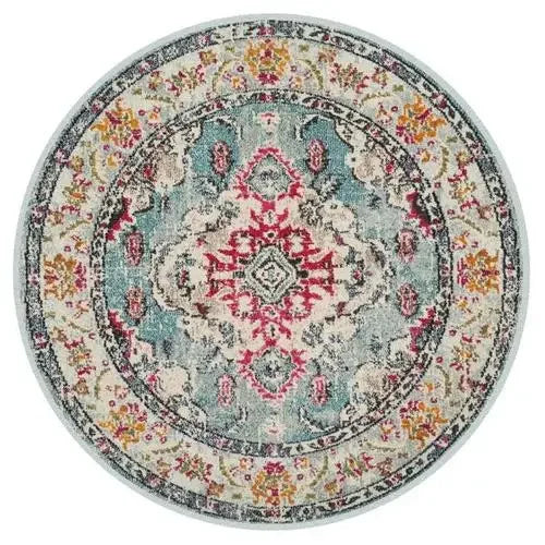 Persian Style Round Rug 3 - handmade