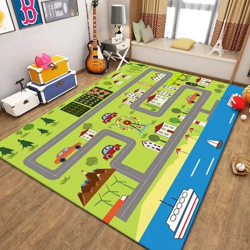 Kids Bedroom Play Mat - handmade