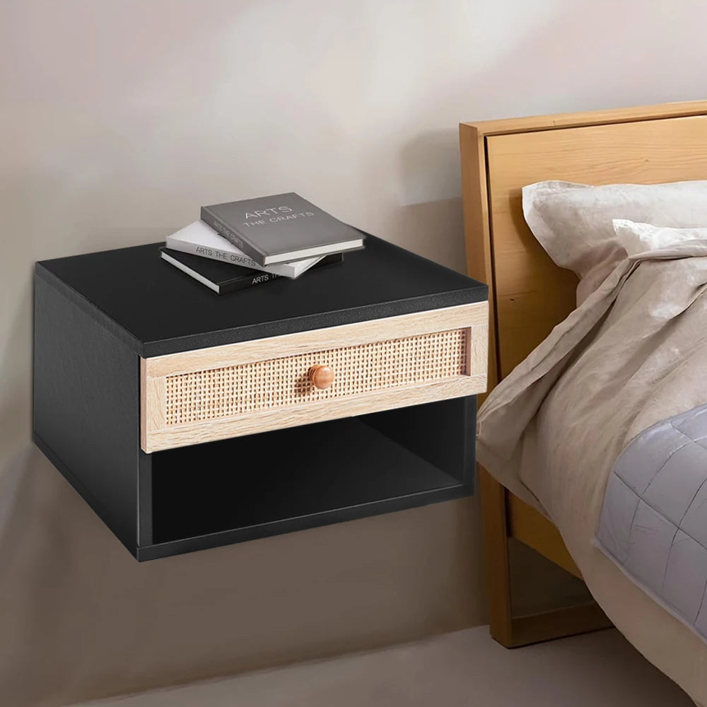 Floating Bedroom Nightstand - handmade