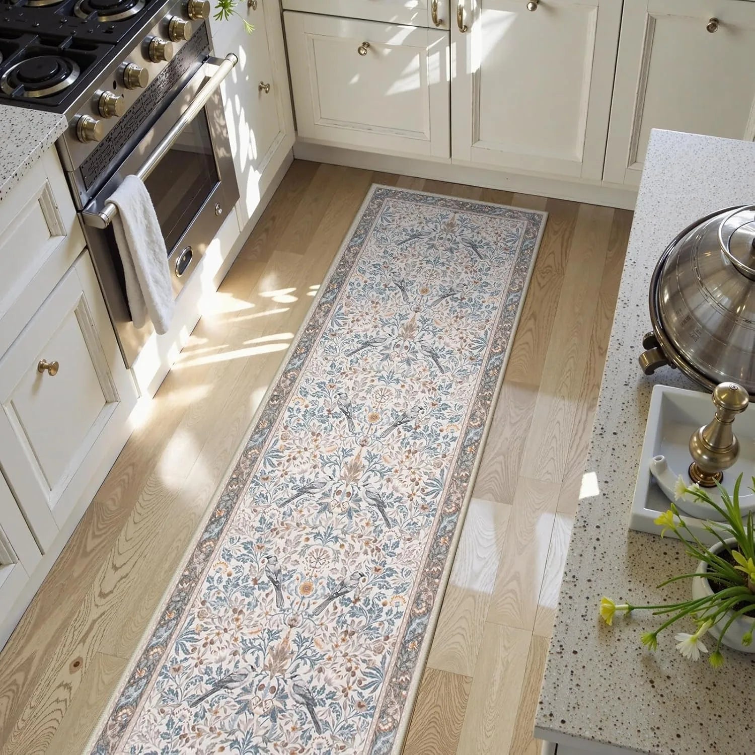 Non-Slip Machine-Washable Floor Mat - handmade