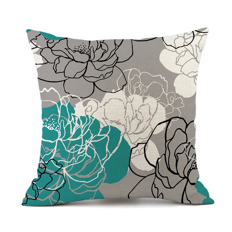 Floral Cushion Cover - handmade