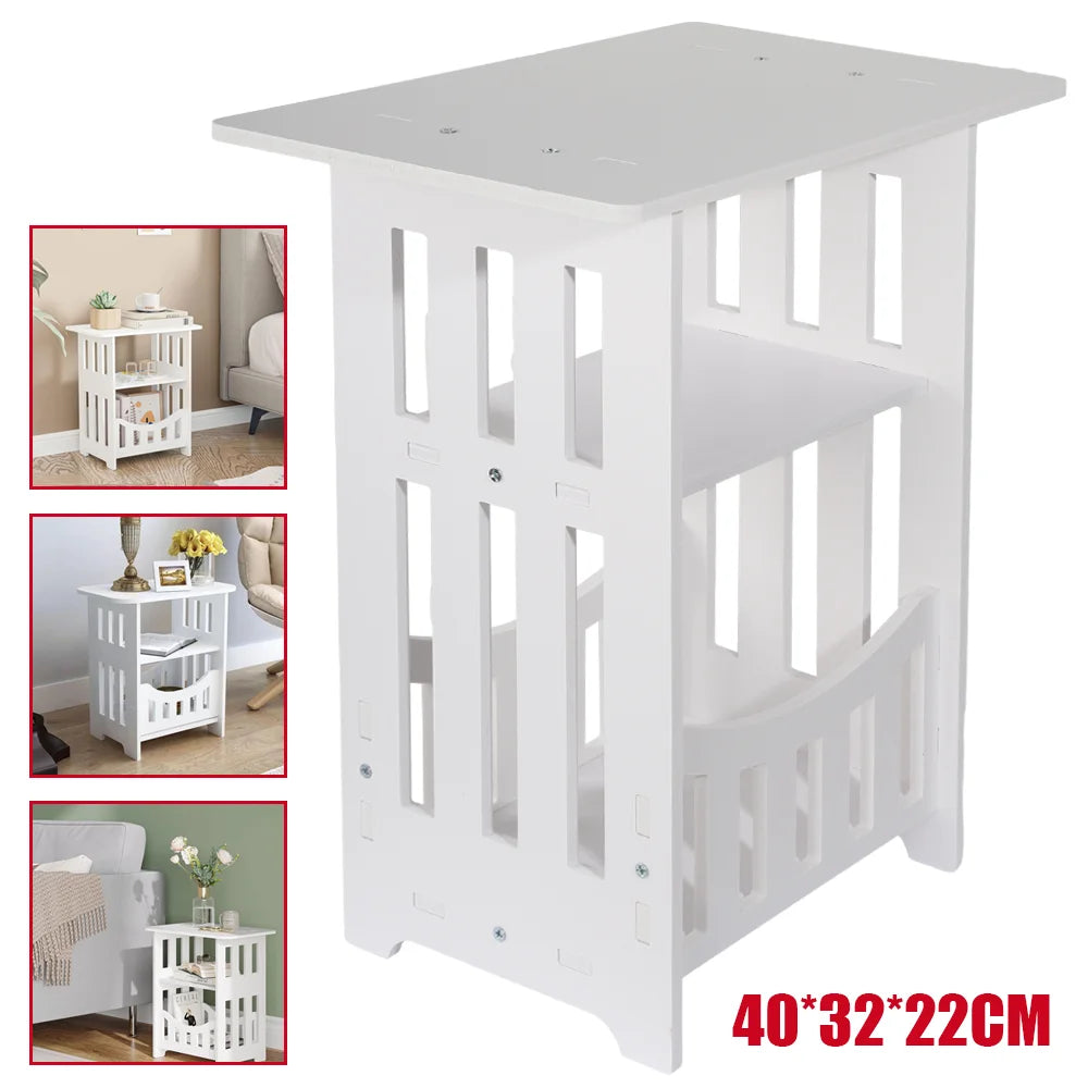 Modern Wooden Bedside Table - handmade