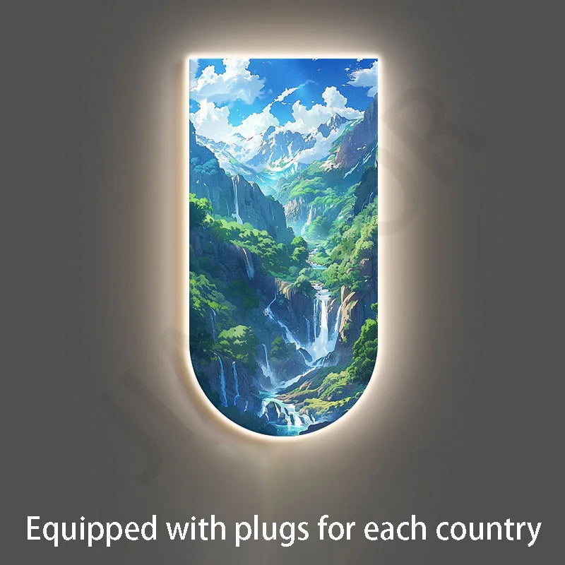 LED Wall Art Painting - handmade