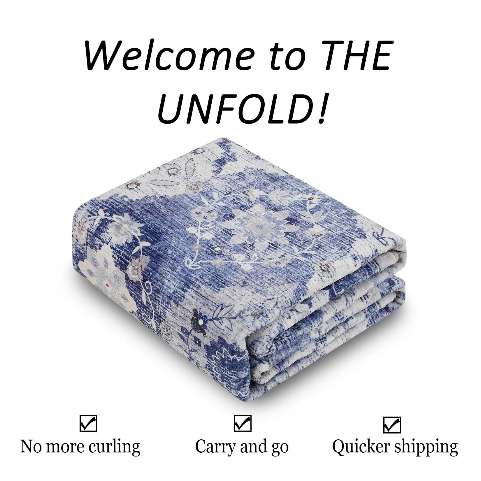 Vintage Persian Area Rug - handmade