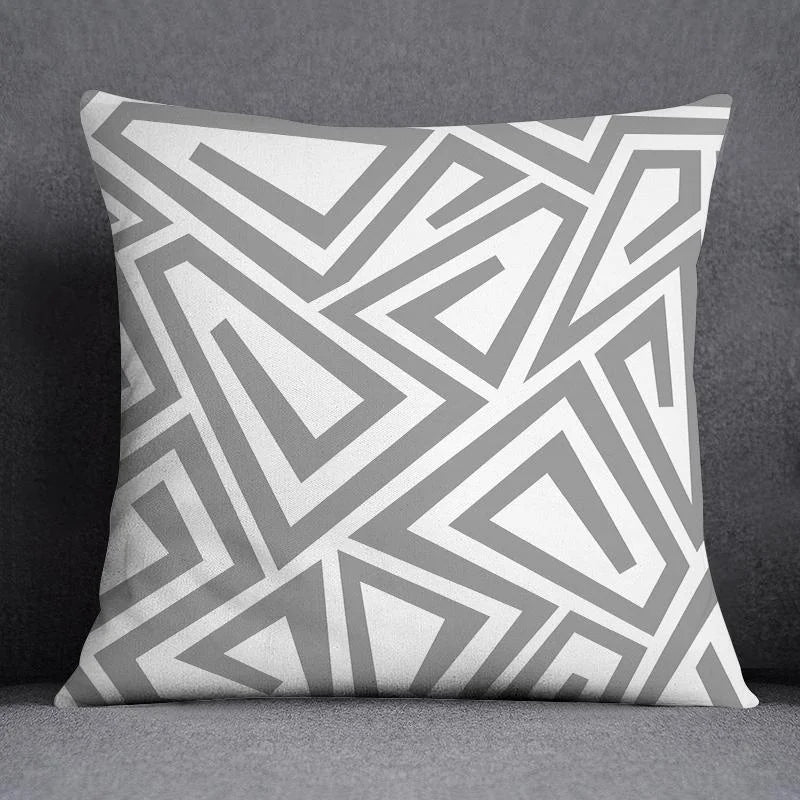 Geometric Cushion Cover - handmade