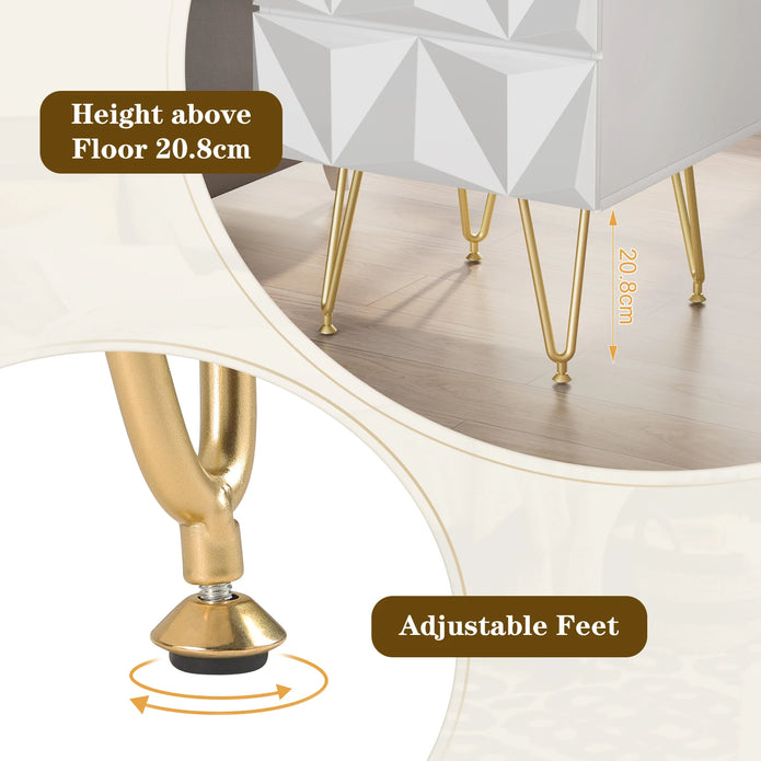 Modern Bedside Table - handmade