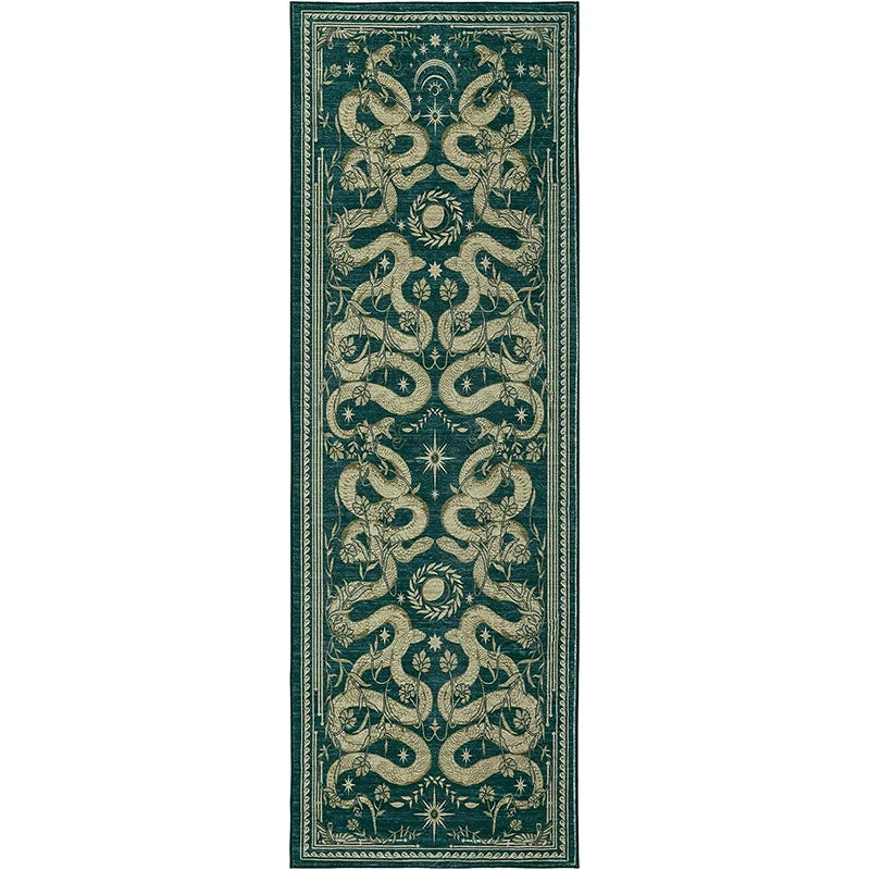 Machine-Washable Bedroom Floor Carpet - handmade