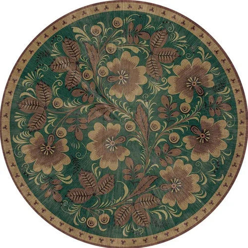 Persian Style Round Rug 6 - handmade