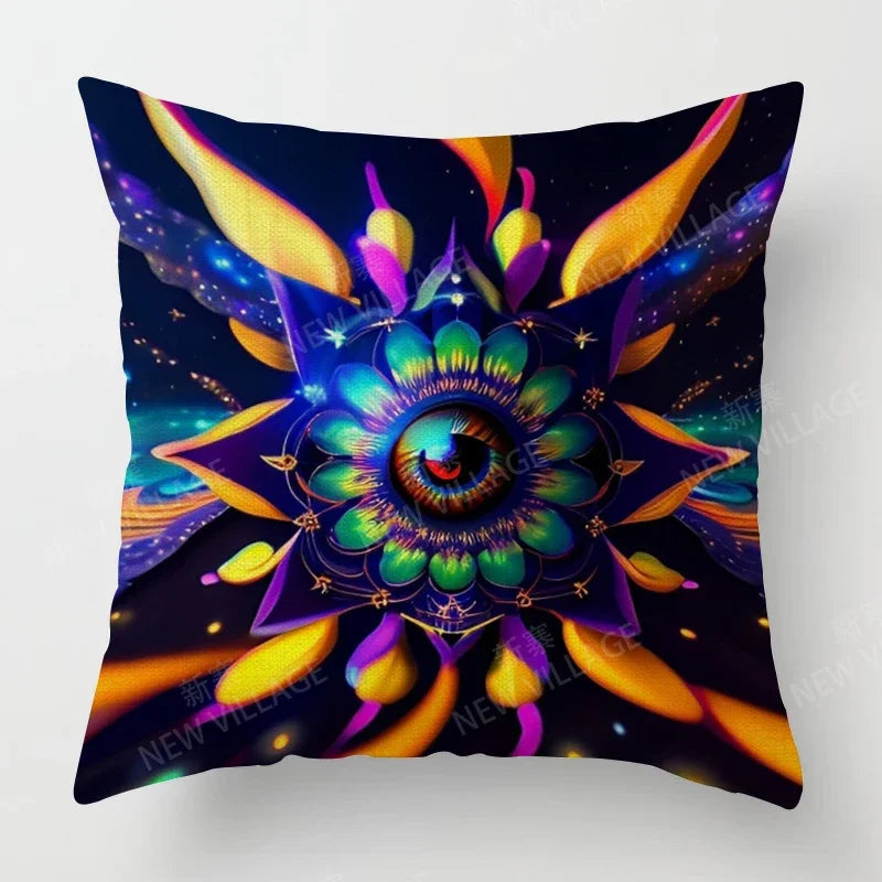 Abstract Cushion Cover - handmade