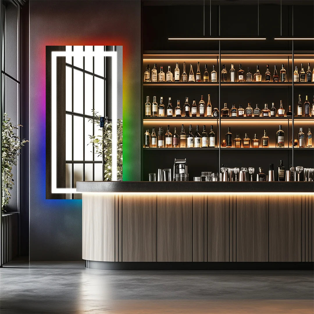 Full-Length Bathroom Mirror - handmade