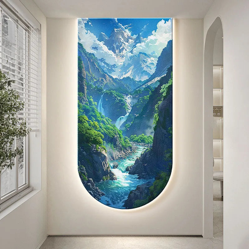 LED Wall Art Painting - handmade