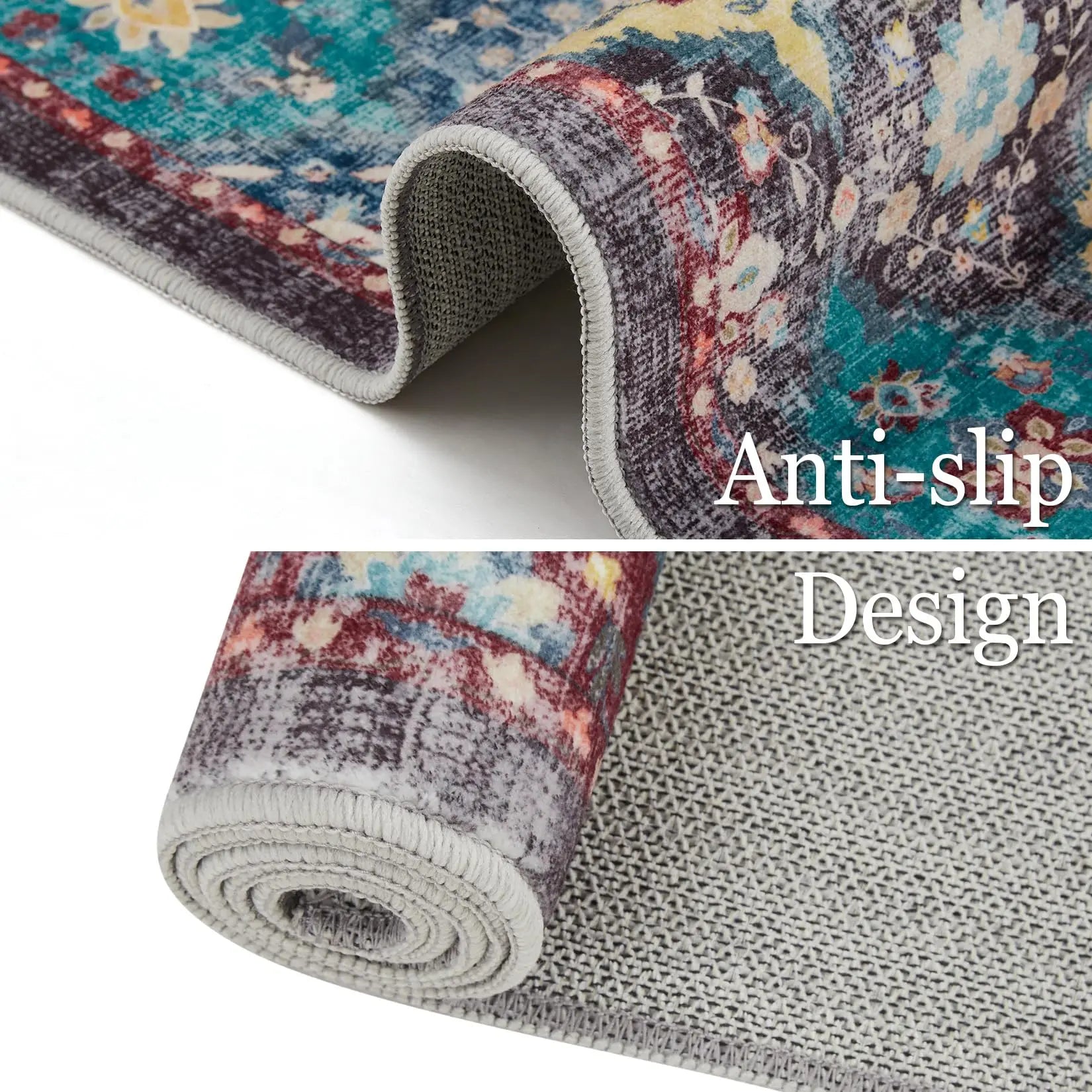 Vintage Persian Area Rug - handmade