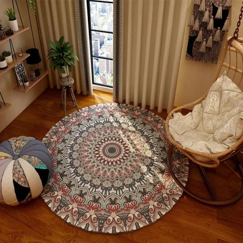 Persian Style Round Rug 1 - handmade