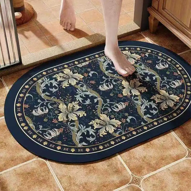 Diatom Bathroom Floor Mat - handmade