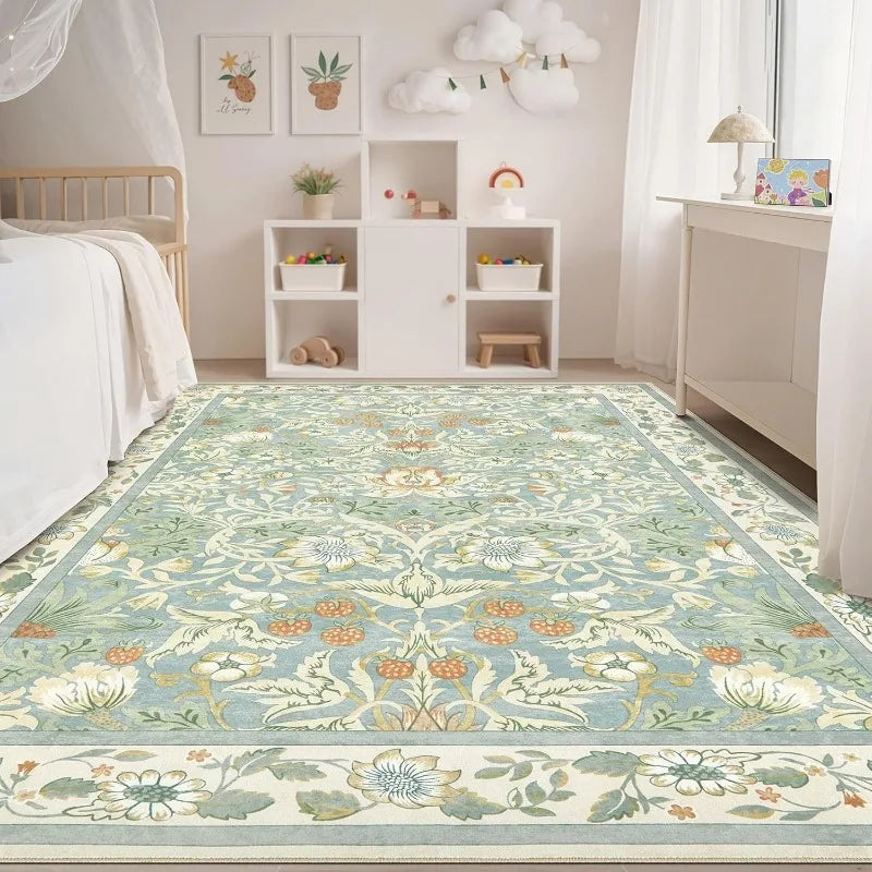 American Vintage Living Room Rug - handmade