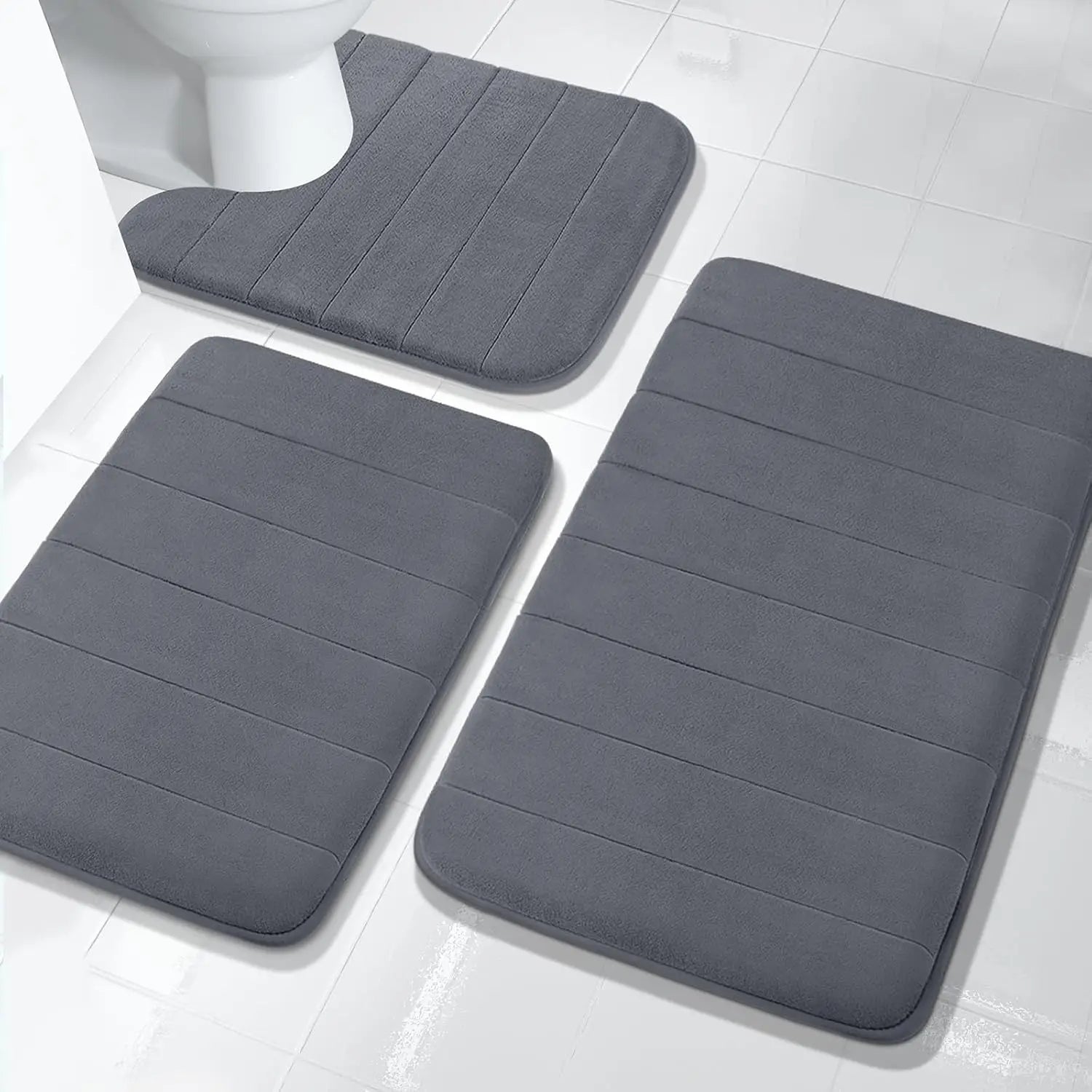 Memory Foam Bath Mats - handmade