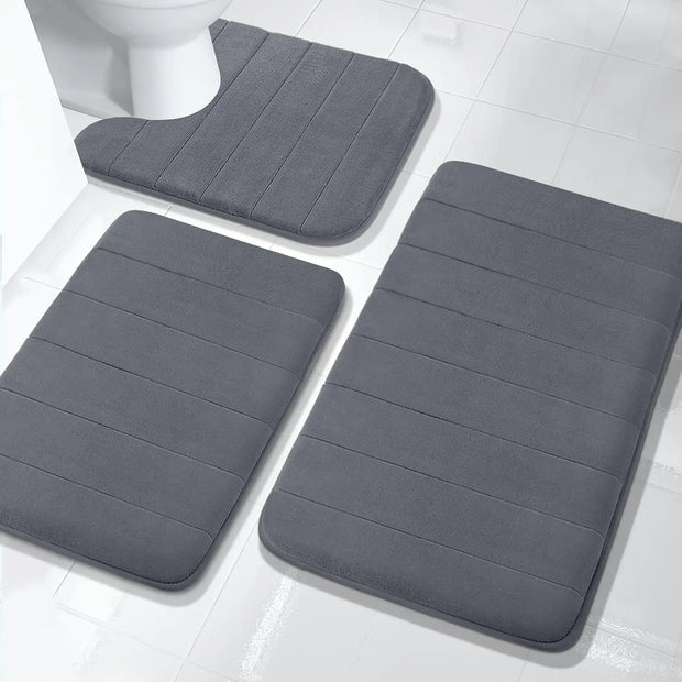 Memory Foam Bath Mats - handmade