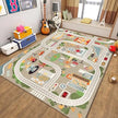Thick Flannel Play Rug - handmade