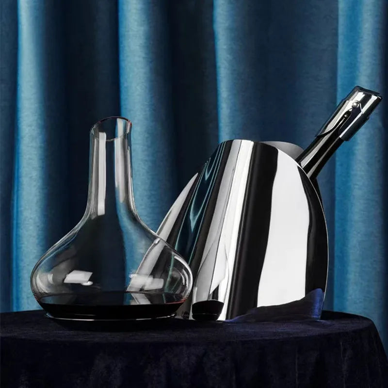 Stainless Steel Ice Bucket - handmade