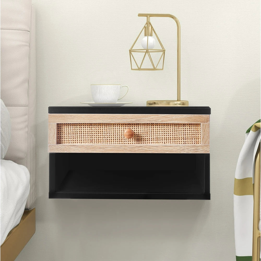 Wall Mounted Floating Bedside Table - handmade