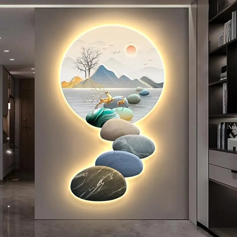 Luxury Nordic LED Wall Lamp - handmade