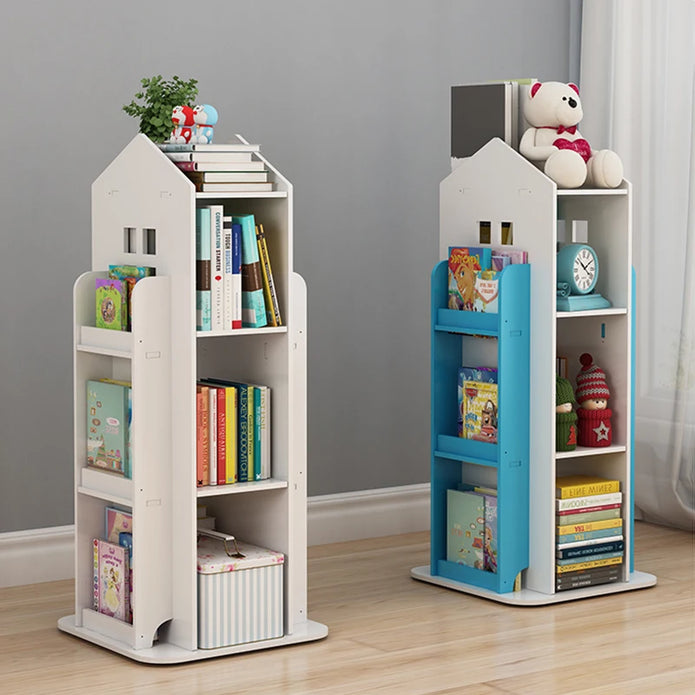 Rotating Kids Bookshelf - handmade