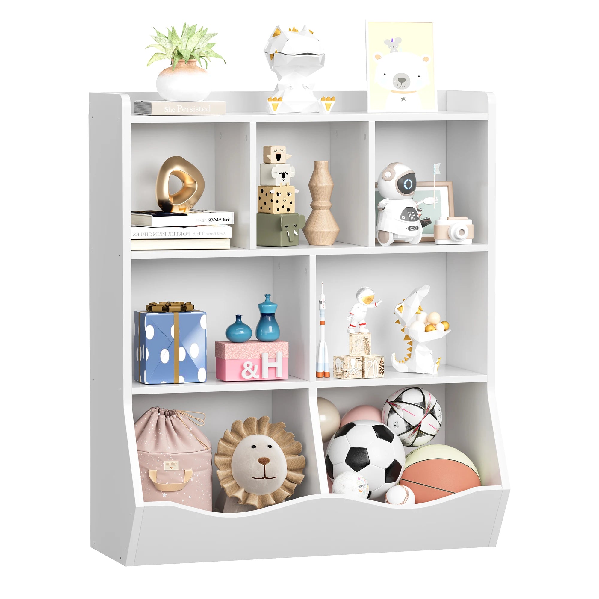 Kids Toy Storage Shelf - handmade