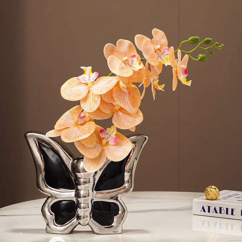 Butterfly Flower Vase - handmade