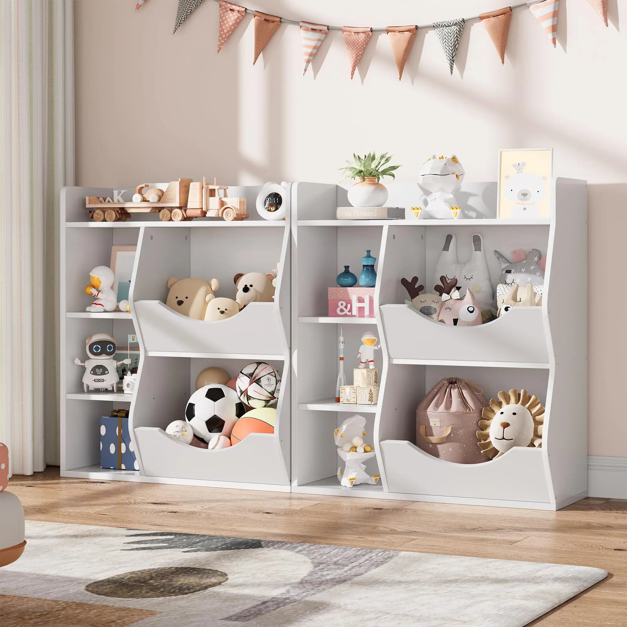 Kids Bookshelf Cabinet - handmade