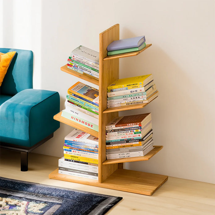 Wooden Tree Bookshelf - handmade