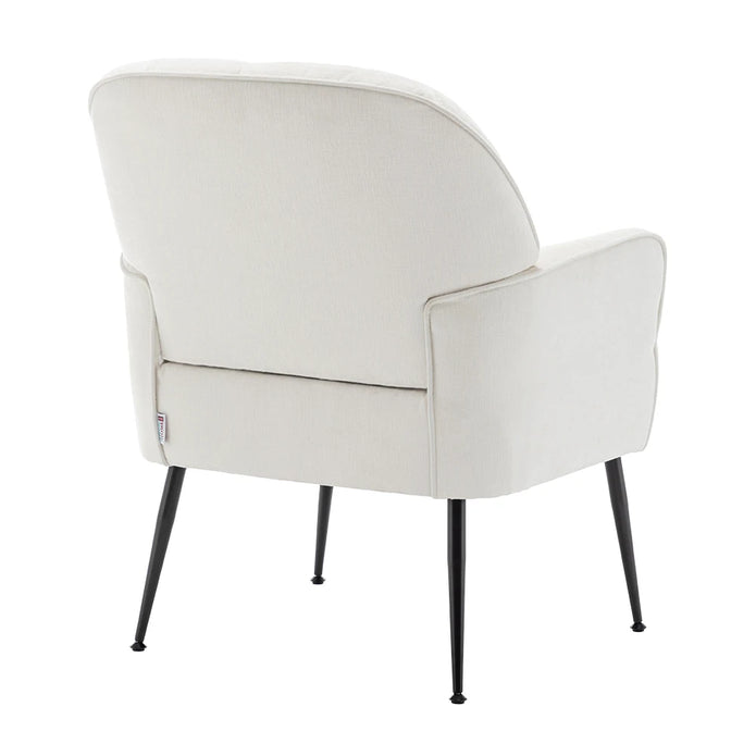 Modern classic upholstered lounge chair living room bedroom single sofa dressing chair - handmade