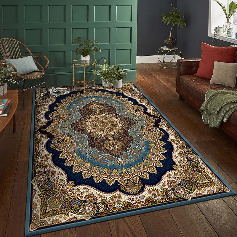 Bohemia Deluxe Living Room Rug – Bohemia Living Room Rugs offer a perfect blend of style and functionality for your home or commercial spaces. Crafted from 100% polyester with a mo
