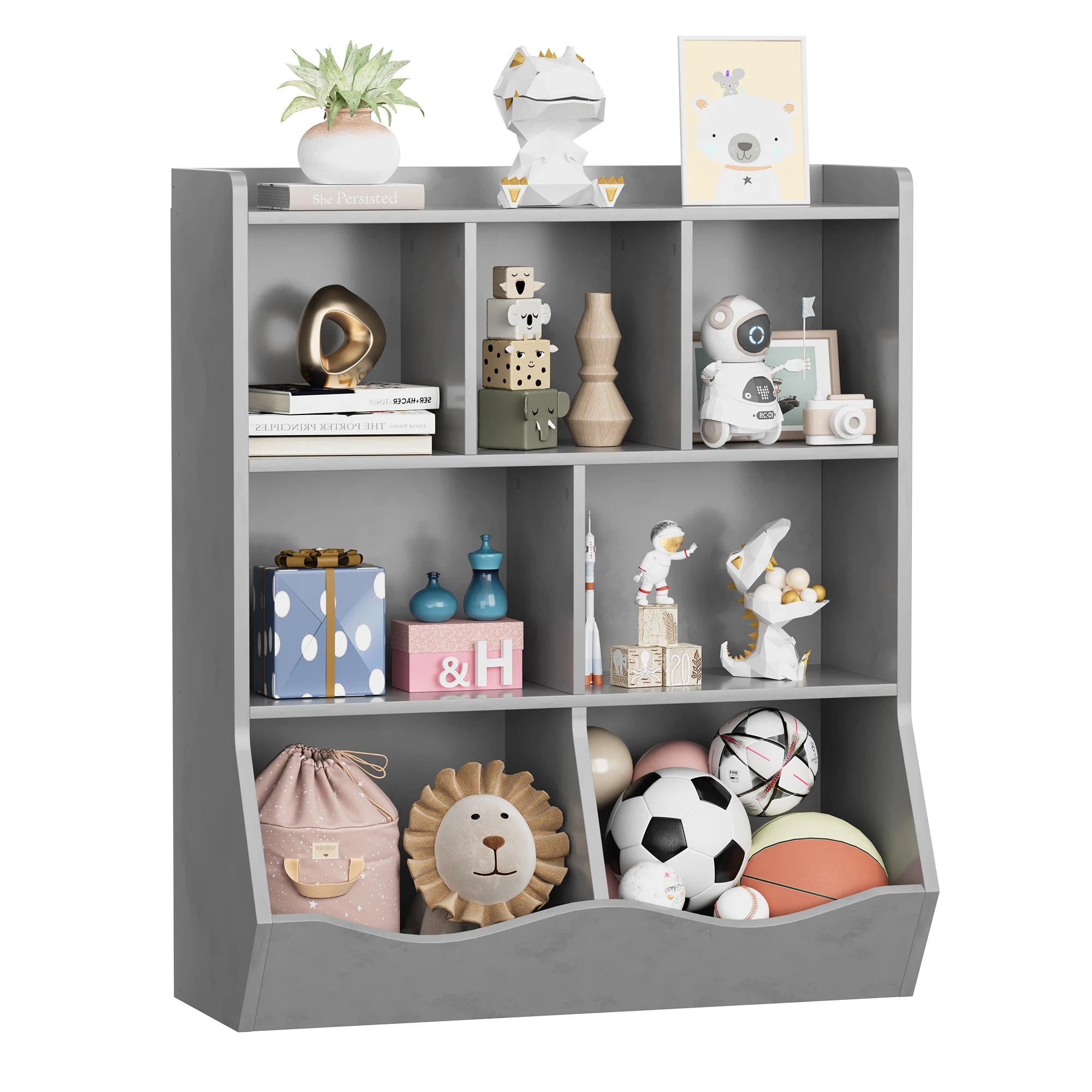 Kids Toy Storage Shelf - handmade