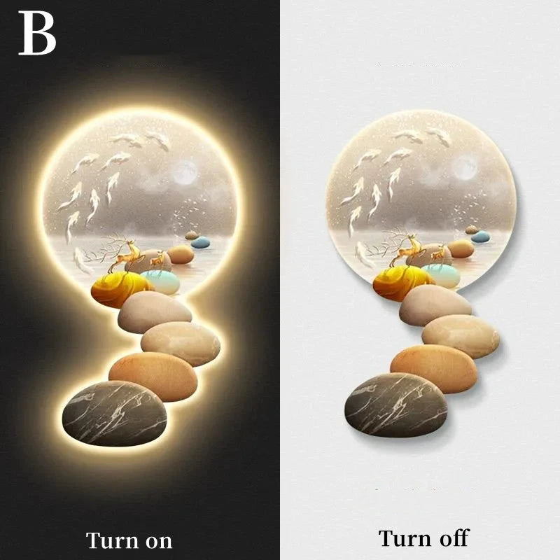 Luxury Nordic LED Wall Lamp - handmade