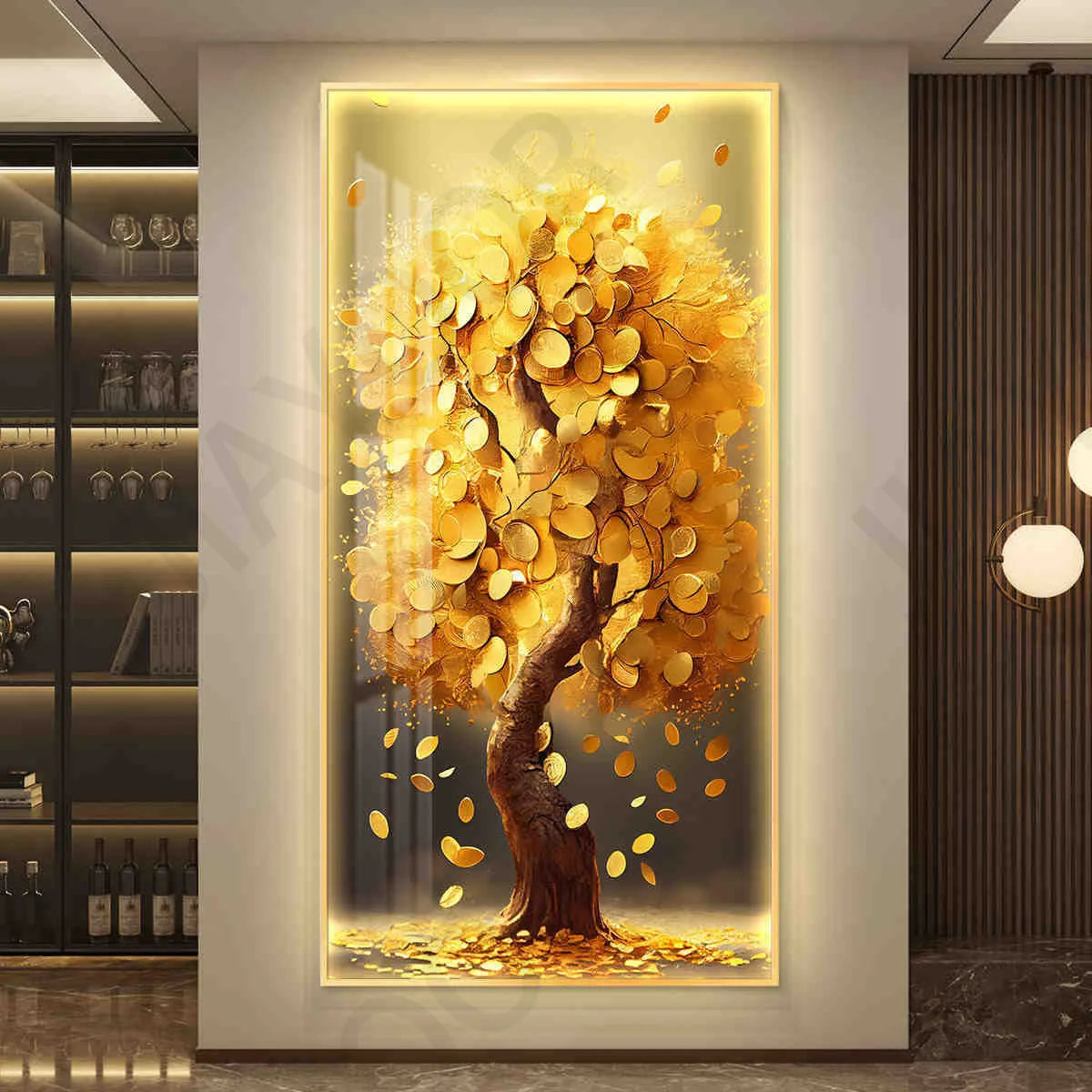 Porcelain Wall Lamp Decor - handmade