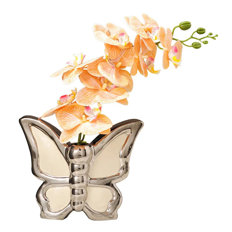 Butterfly Flower Vase - handmade