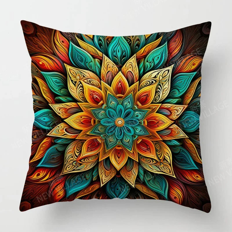 Abstract Cushion Cover - handmade