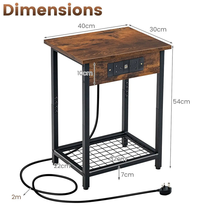 Set of 2 Nightstands - handmade