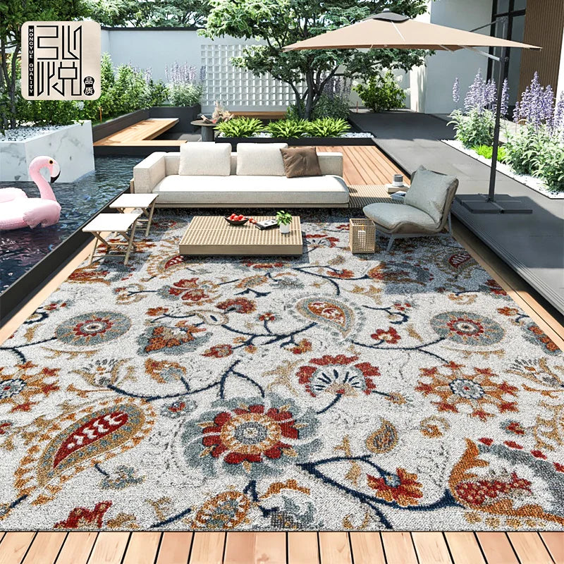 Fresh Summer Outdoor Carpet - handmade