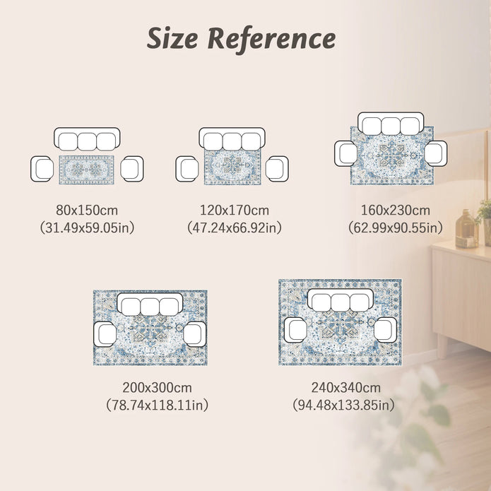 Soft Comfortable Area Rug - handmade