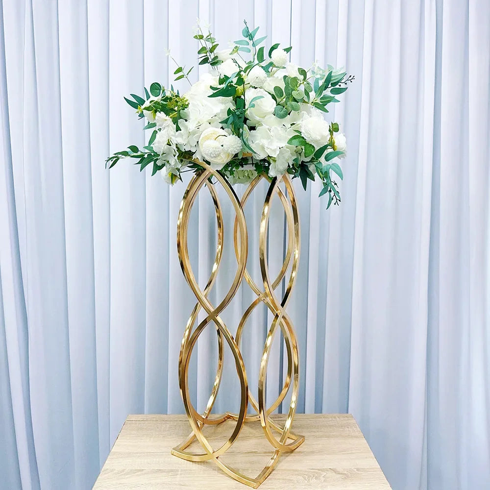 Metal Flower Vase - handmade