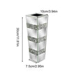 Modern Crystal Floor Flower Vase - handmade