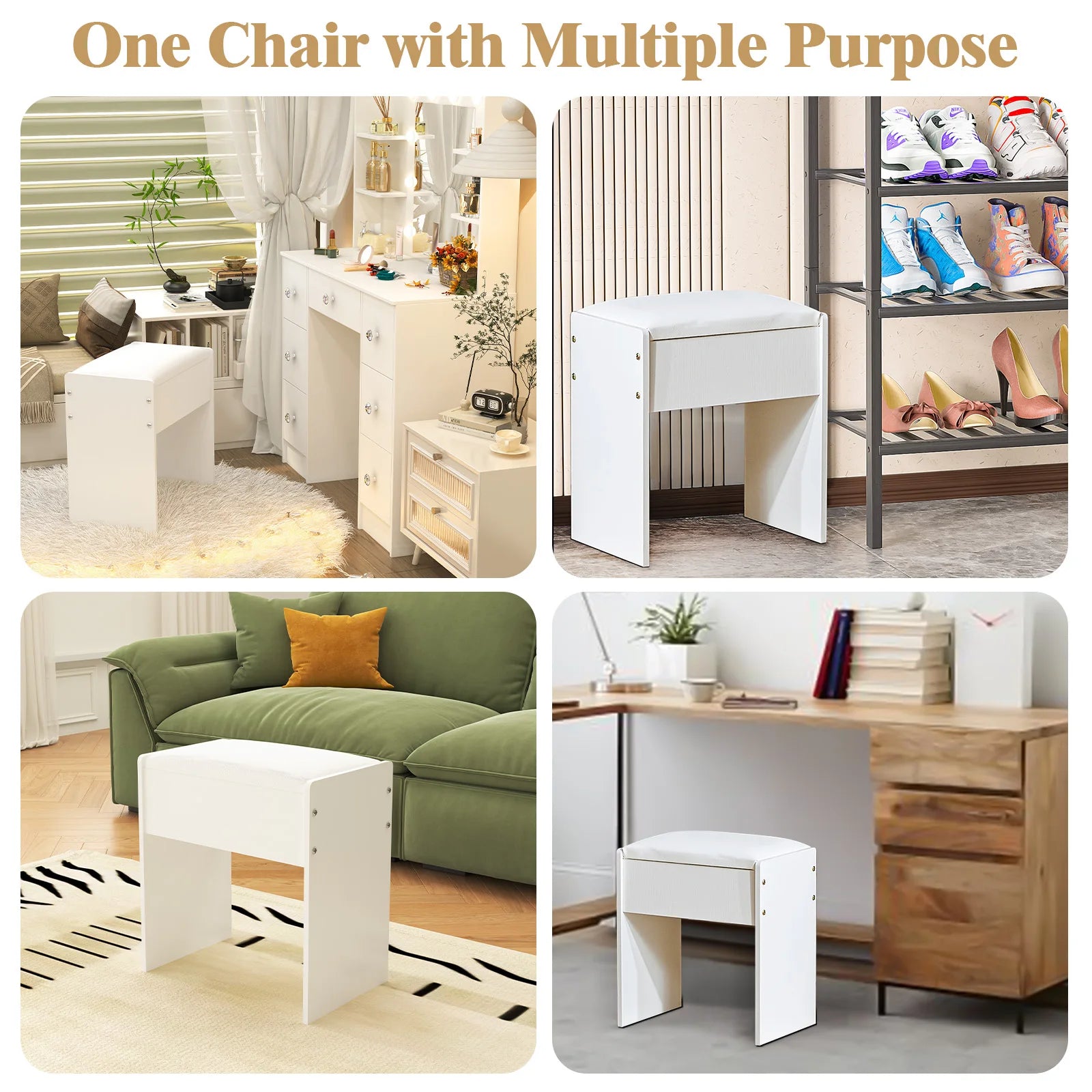 Small dressing chair - handmade