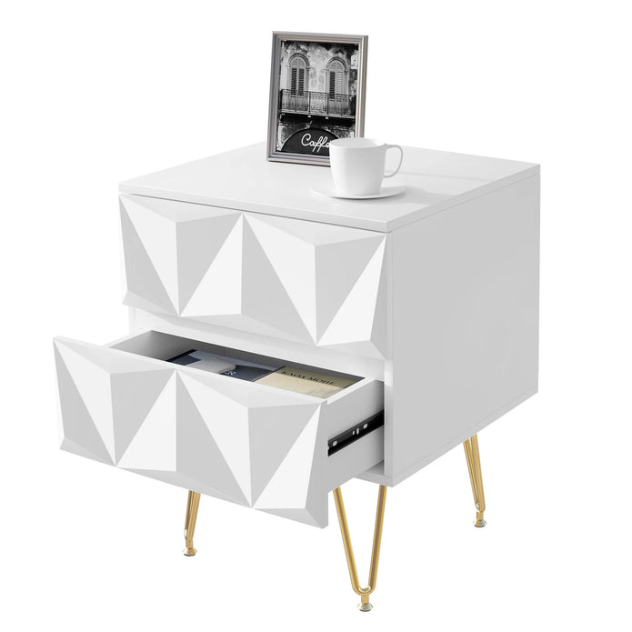 Modern Bedside Table - handmade