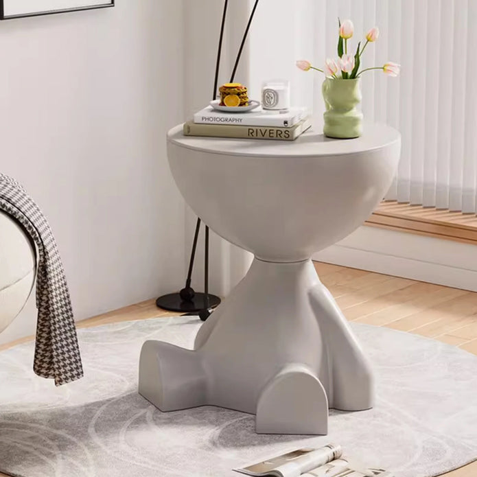 Modern Round Coffee Table - handmade