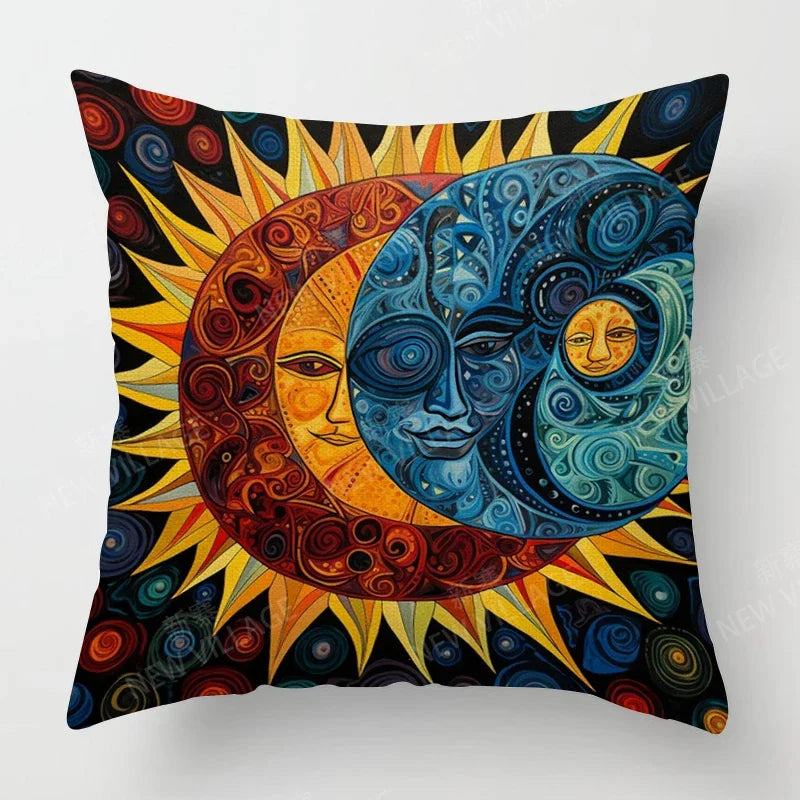 Abstract Cushion Cover - handmade