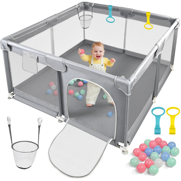 Safe Indoor & Outdoor Play Yard - handmade