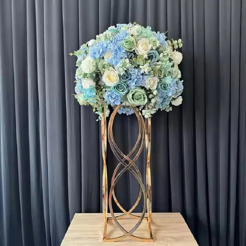 Metal Flower Vase - handmade
