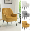 Modern classic upholstered lounge chair living room bedroom single sofa dressing chair - handmade