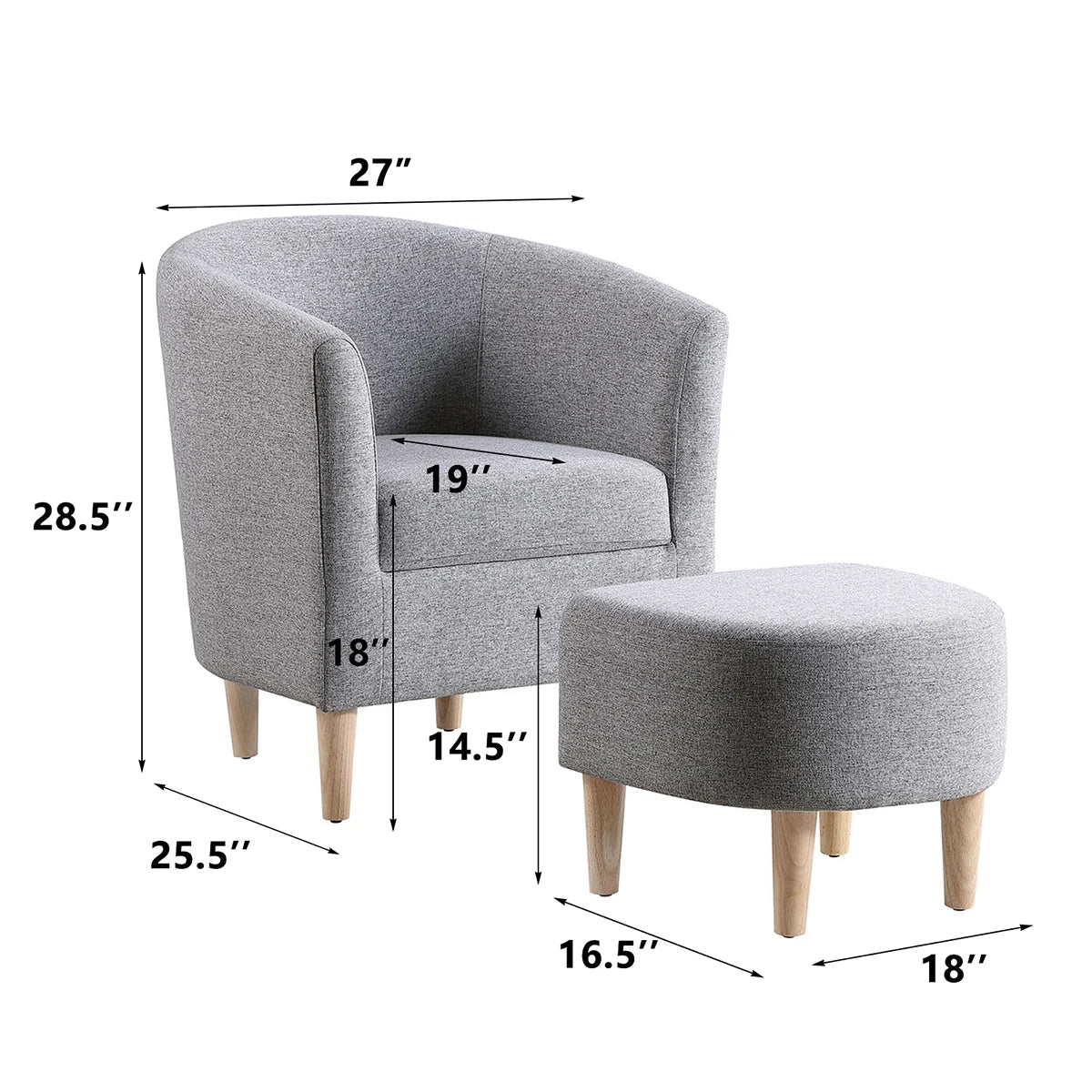 Vintage Solid Wood Armchair - handmade